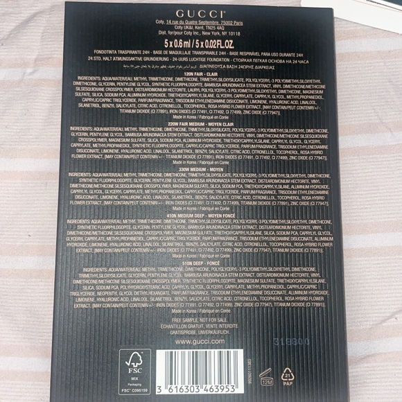 Gucci Éternité de Beauté 24-Hour Full Coverage Luminous Matte Finish Foundation - Picture 4 of 6